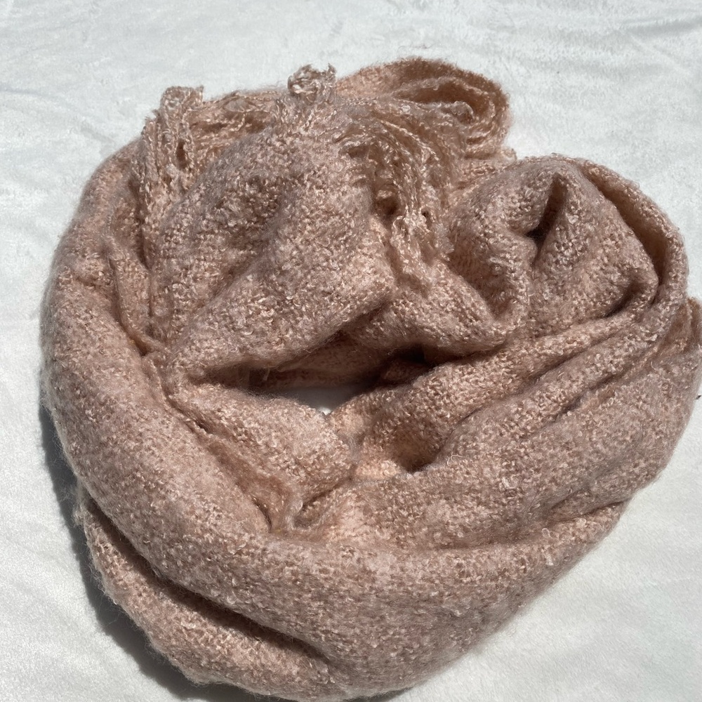 Cozy Pinkish Beige Women's Scarf